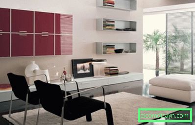 sisustus-merkittäviä-moderni-huonekalut-valko-IKEA-olohuone-suunnittelu-ideoita-with-musta-kaksi-tuoli ja valkoinen neliön ott