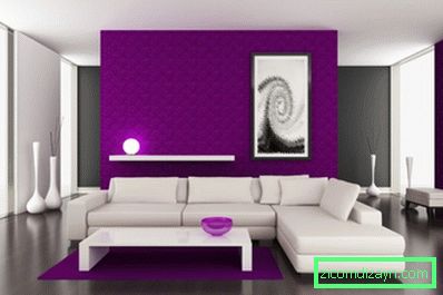 merkillistä-violetti-seinät-in-makuuhuoneen-jossa-violetti-seinät makuuhuoneen suunnittelun-ideoita